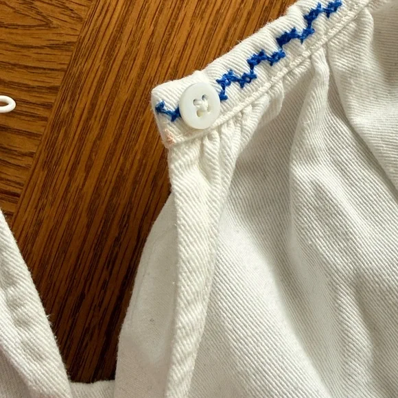 Sezane White Embroidered Rina Blouse - Picture 6 of 6